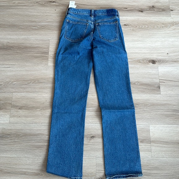 Abercrombie & Fitch Blue Straight Leg Jeans - Picture 11 of 13